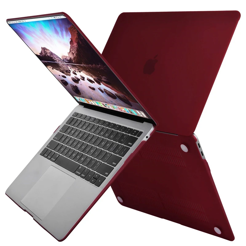 Матовый чехол с кристаллами для Macbook Air Retina Pro 13 15 сенсорной панелью A1706 A1707 A1990 AIR 2018