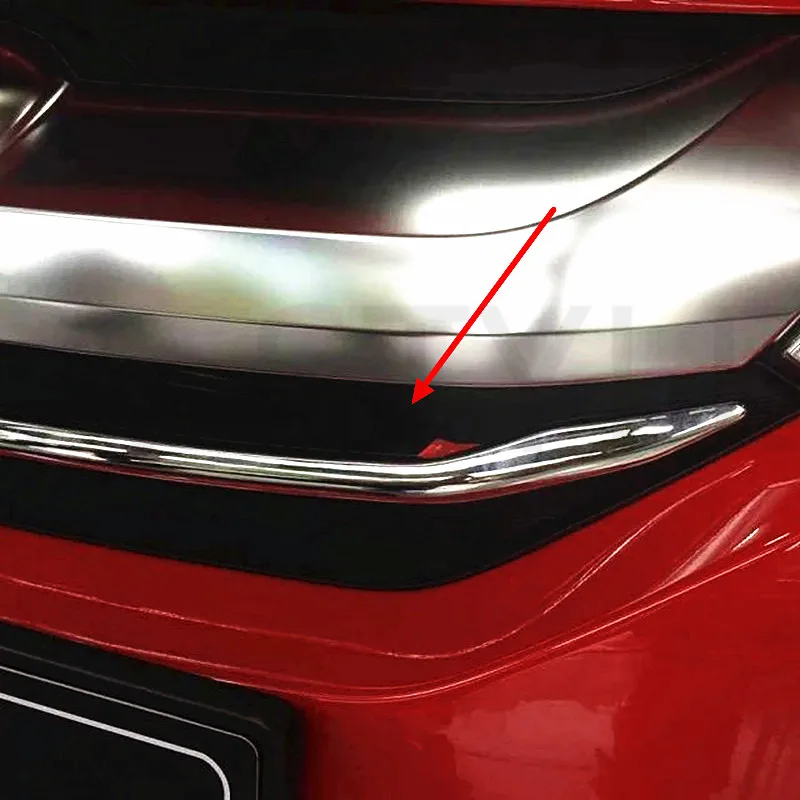Для Honda City 2014 2017 ABS хромированный передний сетчатый гриль бампер крышка отделка