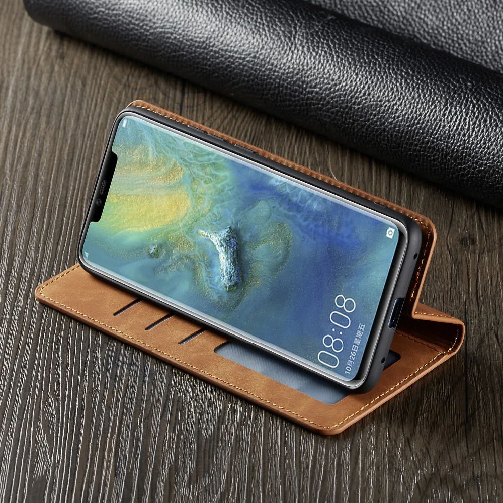 Магнитный флип чехол для Huawei Mate 20 30 40 Pro Lite ретро кобура из искусственной кожи