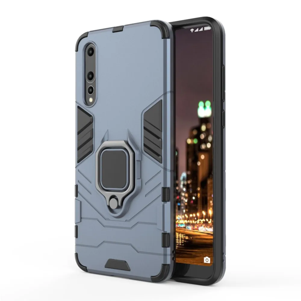 Защитный чехол с магнитным держателем для телефона Huawei P30 Pro подставка кольца на