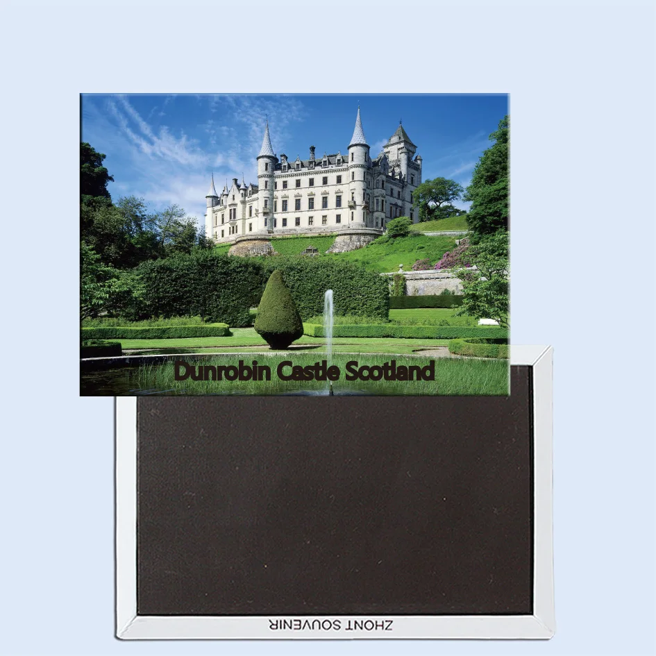 Dunrobin Castle Highland Scotland магнитные наклейки на холодильник туристические сувениры