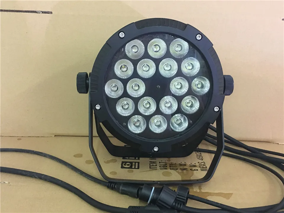 IP65 Водонепроницаемый led Par свет 18x12 Вт RGBW 4в1 LED par DMX512 контроль профессиональная