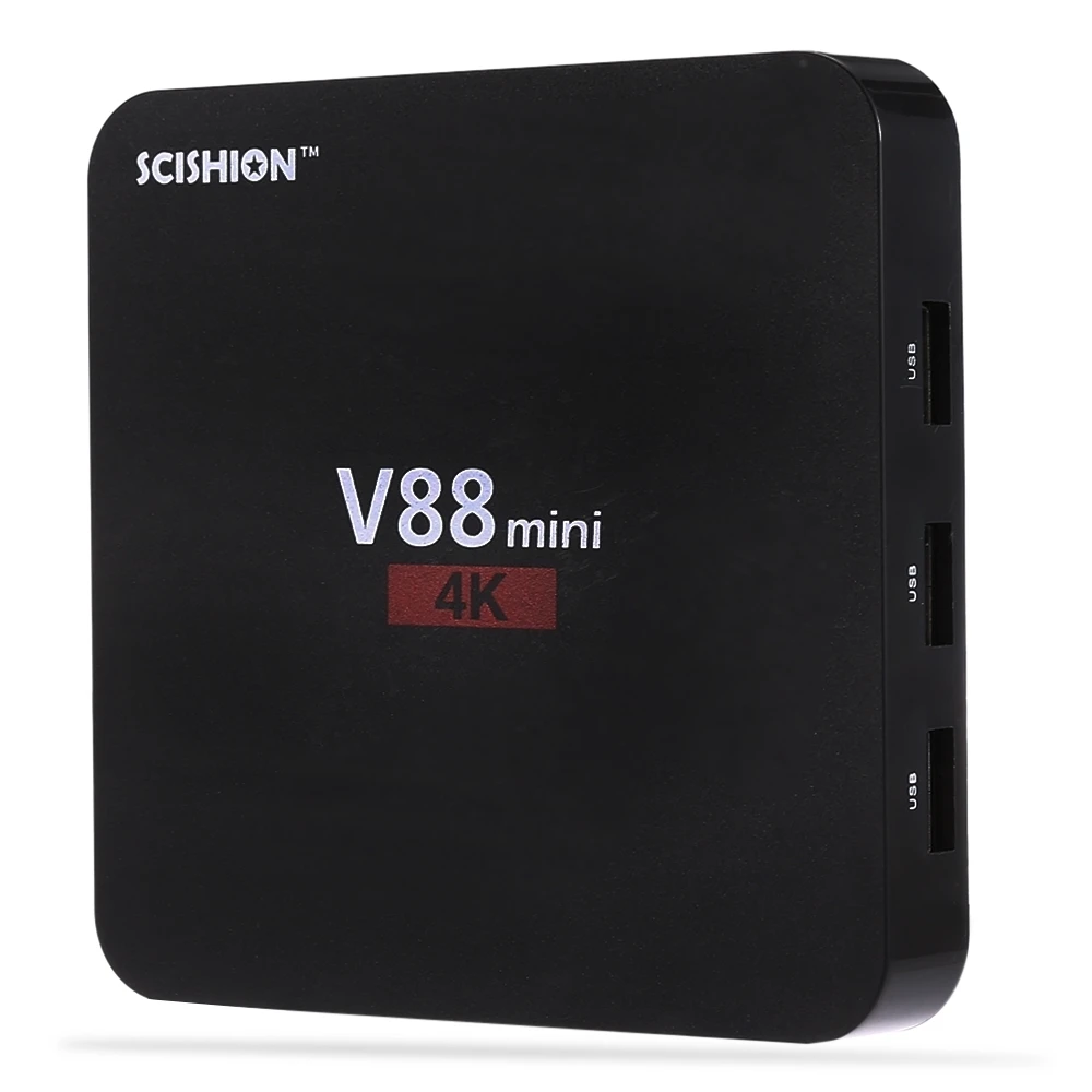SCISHION V88mini Smart ТВ Box Android 6 0 RK3229 4 ядра К 1 ГБ Оперативная память 8 Встроенная комплект
