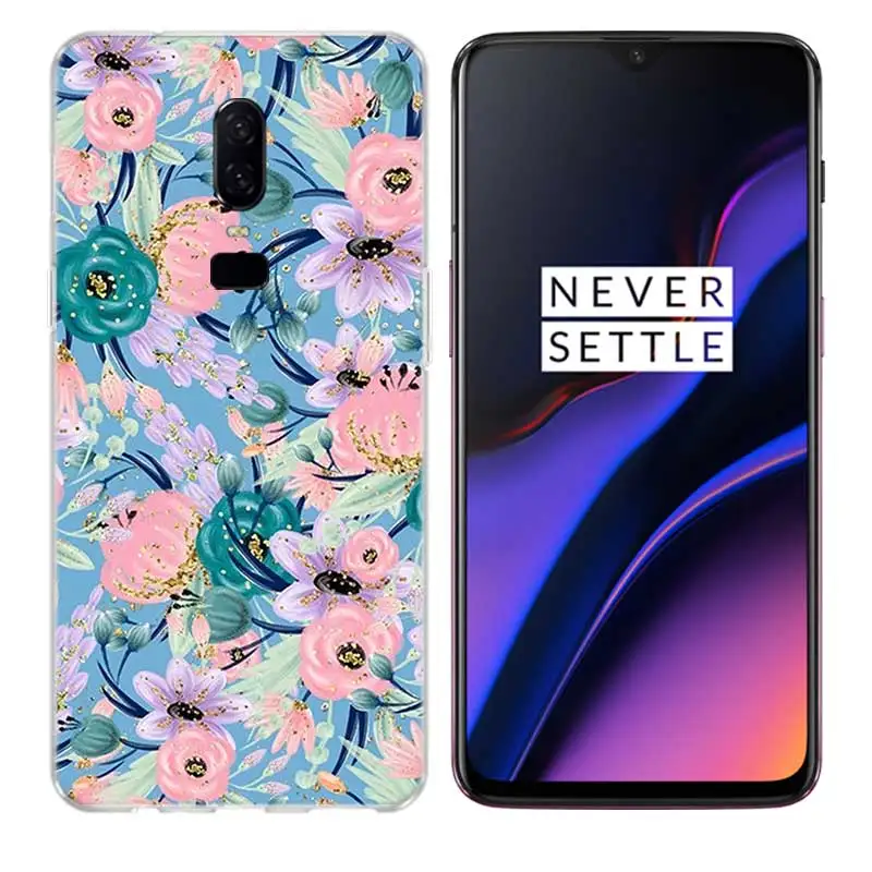 Роскошный мягкий силиконовый чехол для телефона OnePlus 7 Pro 5 5T 6T 6 3T Fundas с 3D-принтом |