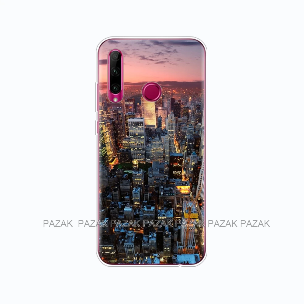 61375 Чехол для Honor 10i, HRY-LX1T, силиконовая задняя крышка из ТПУ для Huawei Honor 10i Honor10i 10 i, 6,21 дюймов, чехол-бампер - Цвет: 61375