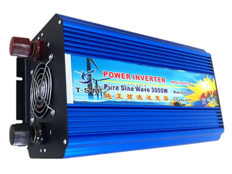Senoidal pura inversor de onda off grid однофазный 3 кВт 3000 Вт 60 в до 220 В 50 Гц чистая Синусоидальная