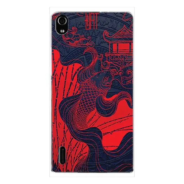 L127 Для huawei Ascend P7 P7-L10 P7-L00 чехол для телефона huawei Ascend P 7 чехол с принтом для huawei Ascend P7-L05 чехол для P7-L11 - Цвет: L127
