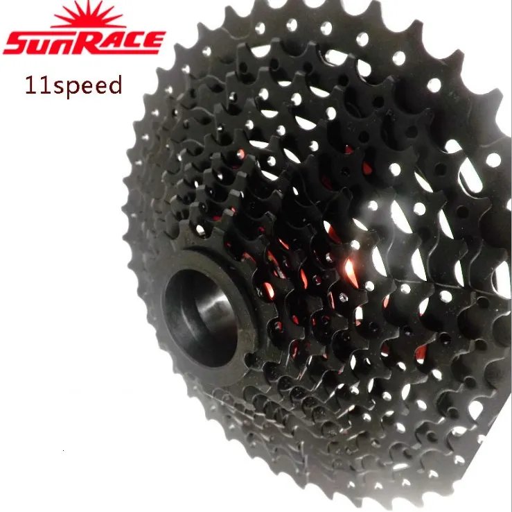 sunracing 11 speed 11-42T MTB велосипед Freewheel 11 S Горный велосипед Велоспорт кассета запчасти для велосипеда Черный