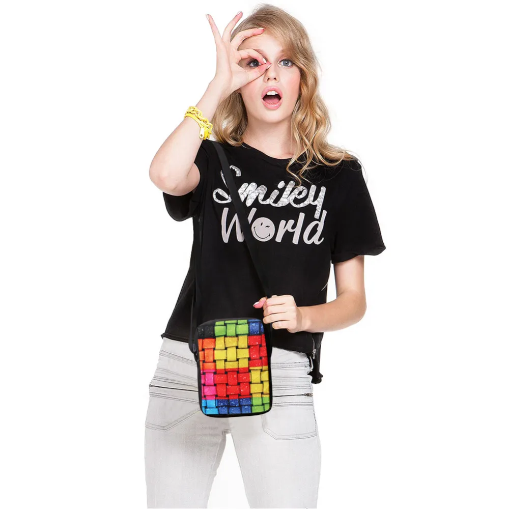 Дизайнерская Женская мини сумка мессенджер винтажная камуфляжная крутая