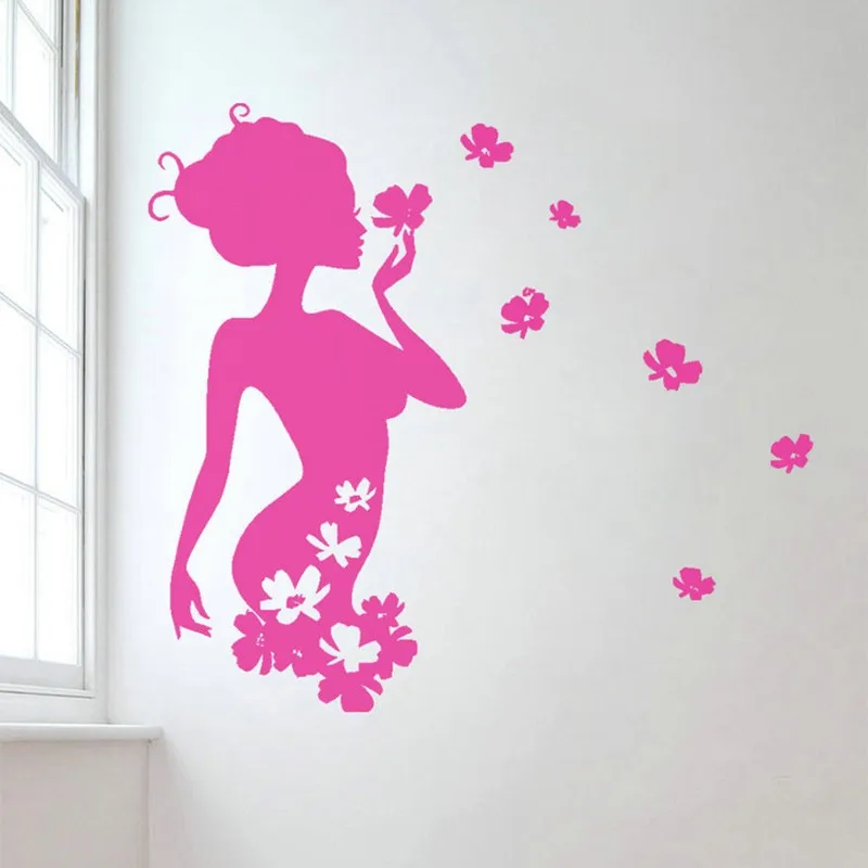 

DIY цветок дневное оформление, Съемный Виниловый Стикер на стену, наклейка для комнаты, украшение для дома