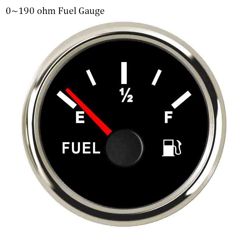 Black Silver 190ohm 150 мм, 200 мм, 250 мм, 300 мм, 350 мм, 450 мм, датчик уровня топлива для лодки, автомобиля, датчик уровня топлива с 0~ 190 Ом, 240~ 33 Ом, датчик уровня топлива - Цвет: Black Silver 190ohm