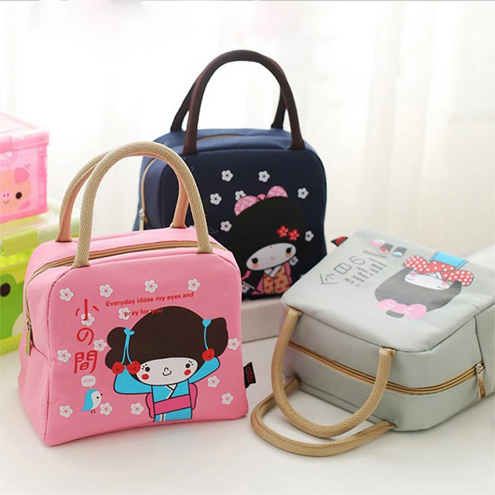 Новая Модная Портативная изолированная сумка мультяшная Детская для ланча