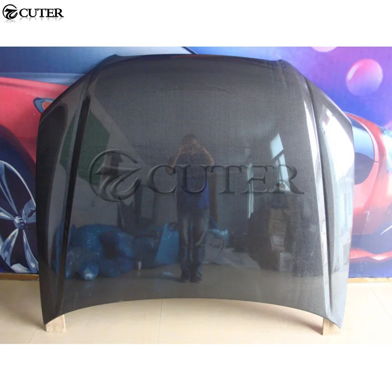W204 C200 C300 AMG стиль карбоновые колпаки для двигателя авто автомобильный капот Mercedes