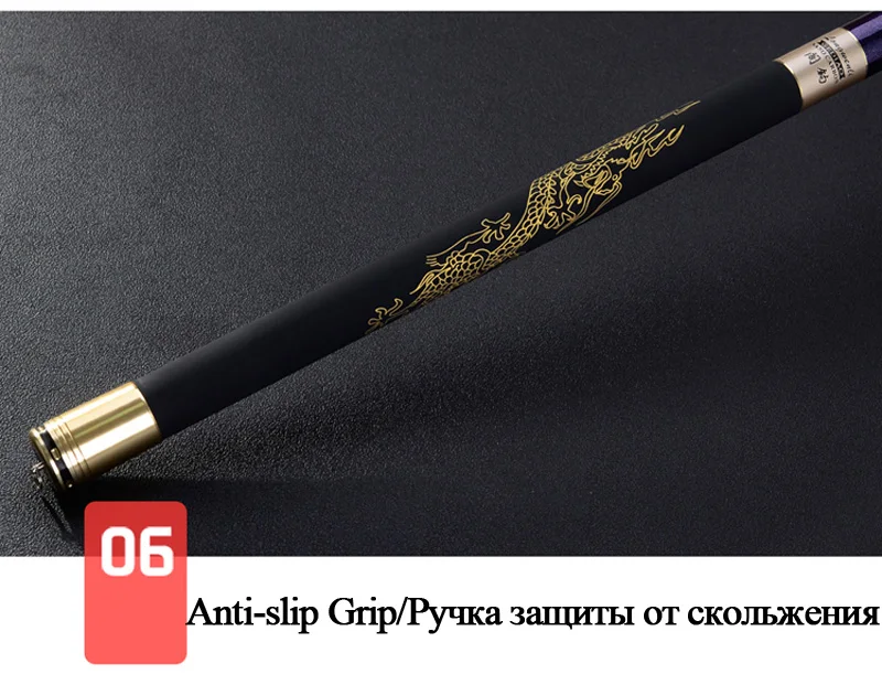 JSFUN ультра длинная карбоновая удочка 8 м 9 м 10 м 11 м 12 м 13 м 14 м 15 м Тайвань Удочка для ловли карпа+ запасные 3 секции FG126