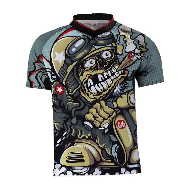 Майка для езды на горном велосипеде короткая футболка мотоцикле новинка 2019|Майки