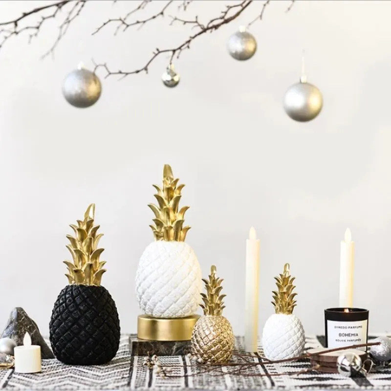 Original Nordic Decoration Home Pineapple Fruits Living Room Wine Cabinet Window Desktop Furnishing Prop Accessories | Дом и сад