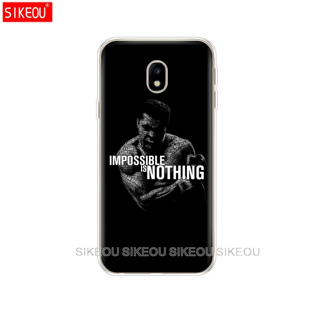 Силиконовый чехол для телефона Samsung Galaxy J3 J5 J7 2017 года J330 J530 J730 PRO j2 2018 Muhammad Ali boxing