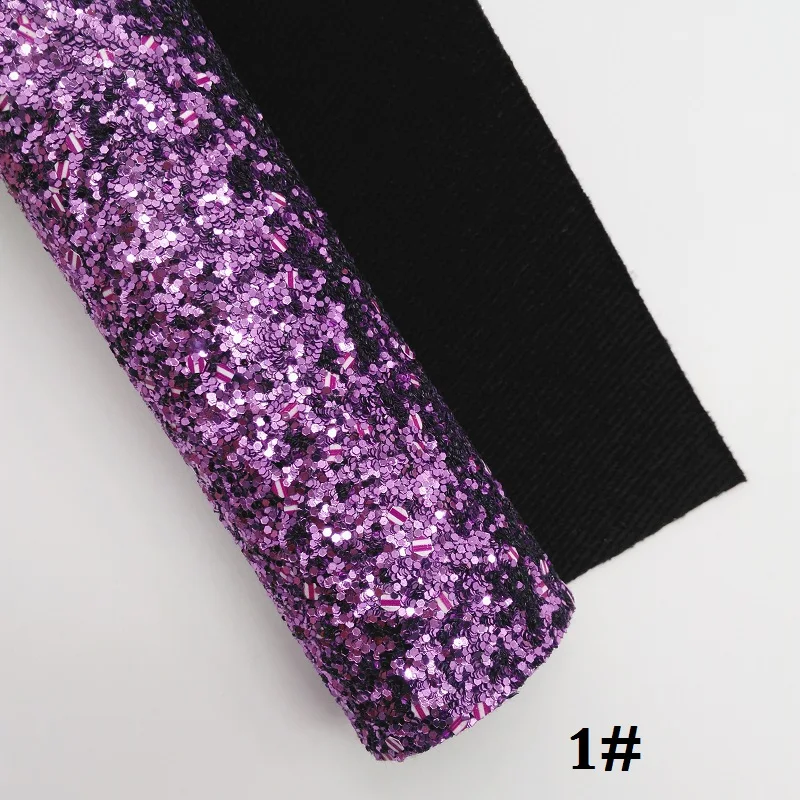 1 Glitterwishcome 21X29 см A4 размер винил для бантов Рождество толстый блеск кожа Fabirc искусственная кожа листы для бантов, GM383A - Цвет: 1