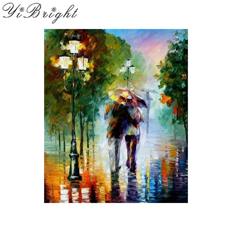 Полностью круглая бриллиантовая мозаичная собака полностью квадратная Алмазная