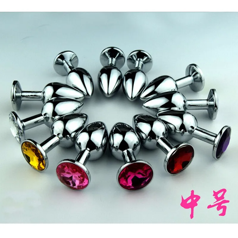 Металлическая Анальная пробка игрушка вставка из нержавеющей стали Ювелирная