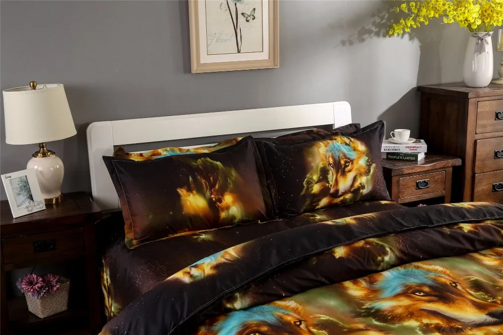 3d комплект постельного белья с розами постельное покрывало тигровой бабочкой