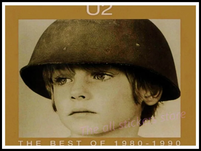 U2 плакат. Ирландский плакат для украшения дома. Крафт-кислотная рок-музыка плакат рисунок ядро наклейки на стену/6035 - Цвет: 22