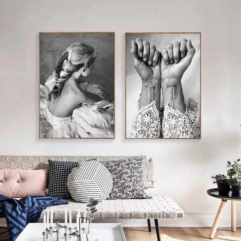 

Black And White Canvas Painting Vintage Wall Art Love Wall Painting Wall Pictures For Living Room Decorative Pictures Unframed