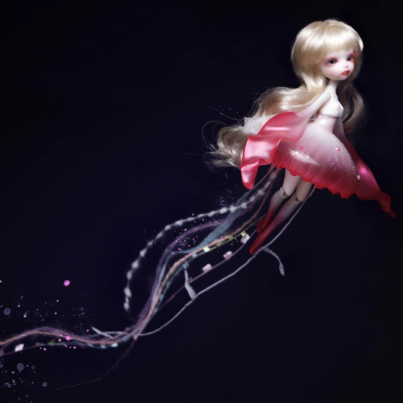 Doll BJD 1/8 jellyfish lumu toys model girls nude high quality doll give up shop figures gift free random eye | Игрушки и хобби