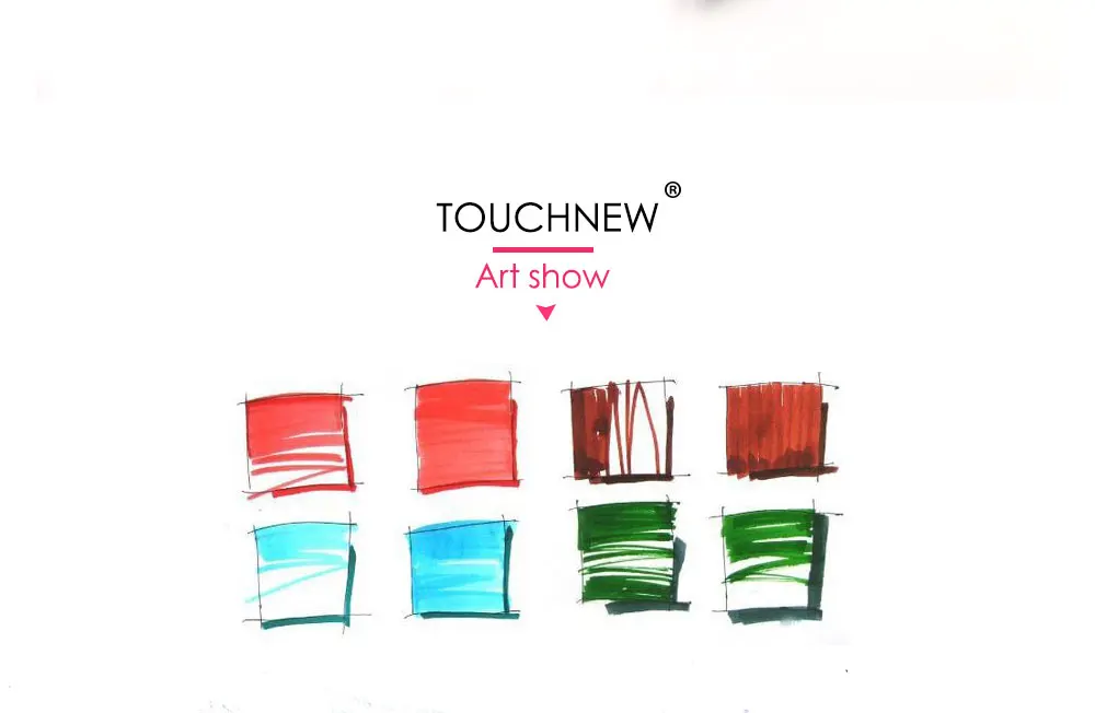 TOUCHNEW 30/40/60/80 Цвета маркер для рисования на спиртовой основе Маркеры Набор ручек для рисования манга двойной головой художественный эскиз маркер ручки для дизайна