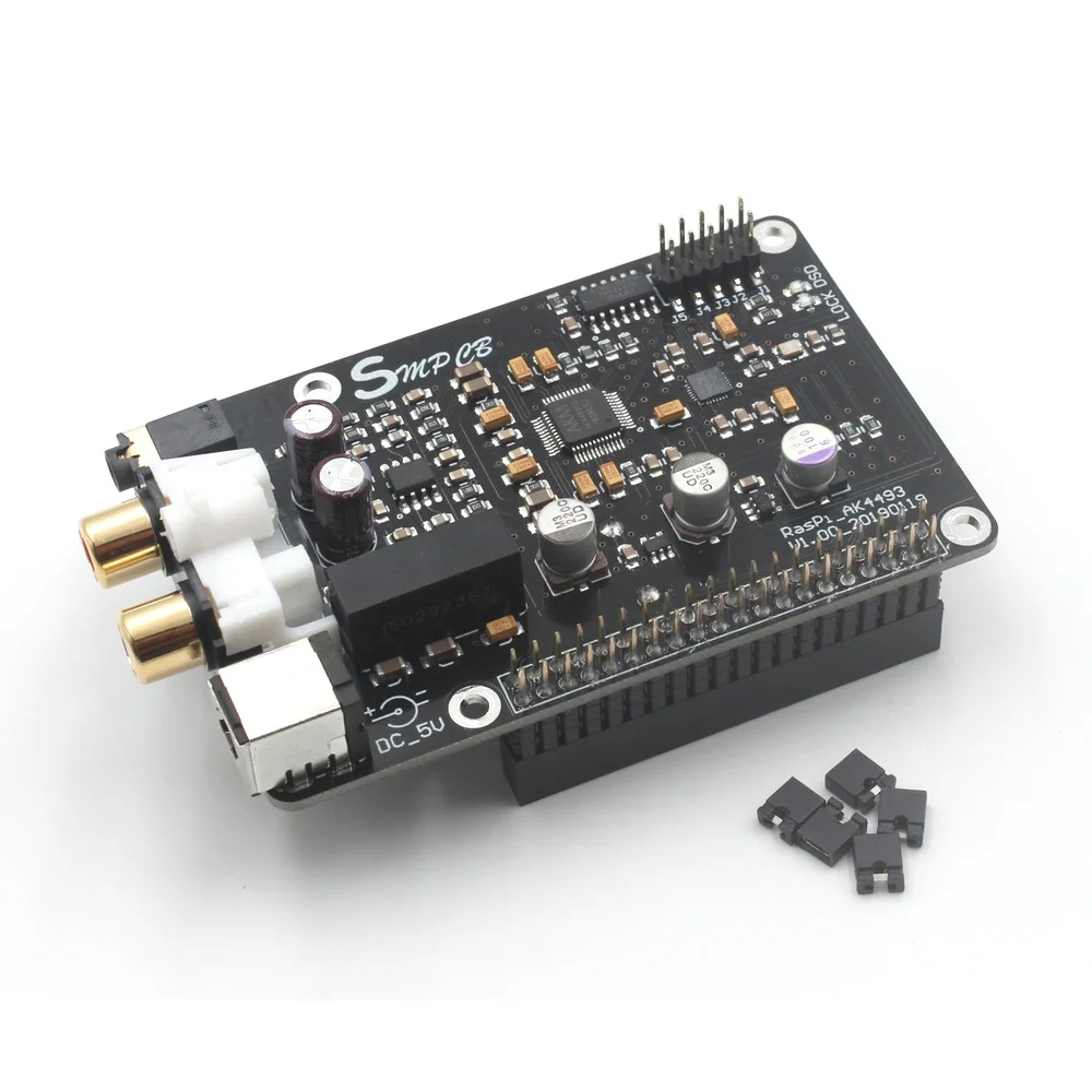 ЦАП декодер AK4493 цифровой Сетевой проигрыватель для трансляции Raspberry Pi 2B 3B +
