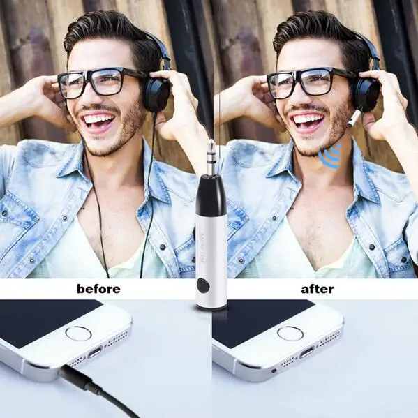 Беспроводной портативный Bluetooth мини 4 1 музыкальный приемник адаптер 3 5 мм AUX аудио