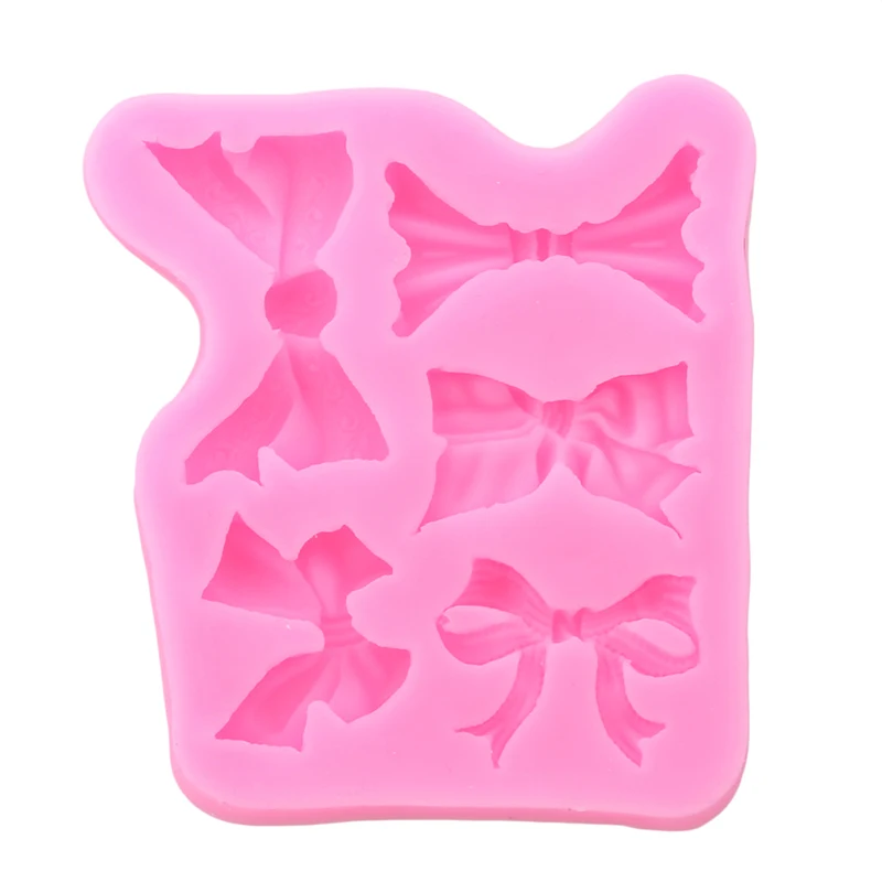 Розовые повязки на голову с бантом Форма 3D силиконовые формы для мыла Fondant