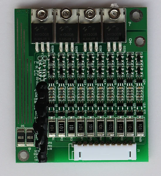 Защитная плата li ion BMS PCM для батарей 10S 15A 36 В с балансировкой литий ионных литиевых