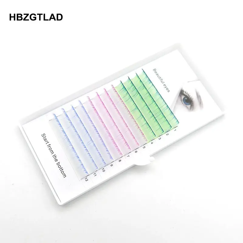Ресницы цветные HBZGTLAD для наращивания | Красота и здоровье