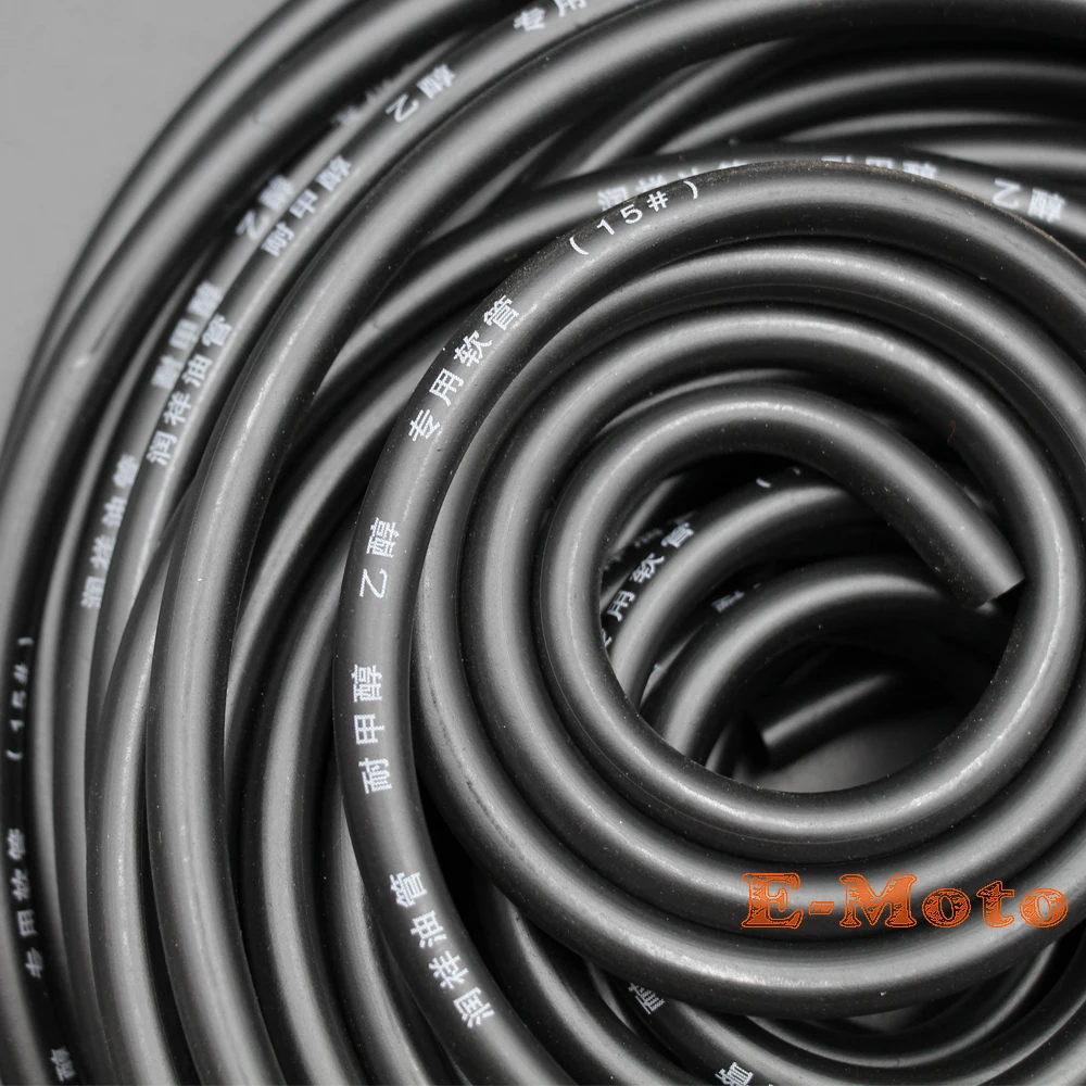Топливный Шланг для мотоциклов газовая трубка 5 мм I/D 8 O/D длина 20 м черный