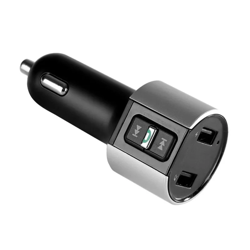 Двойной USB зарядка Bluetooth Handsfree Kit автомобильный FM передатчик модулятор