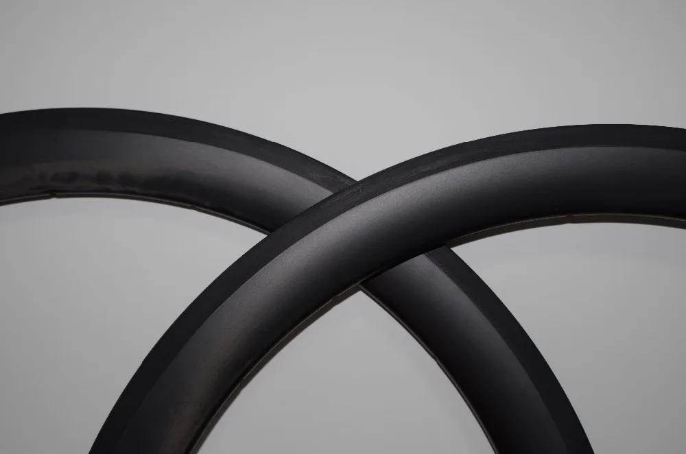 DEERACE 650C 50mm Carbon Road Bike Clincher Wheel Rims Bicycle Rim 23mm Width V Shape 20/24H | Спорт и развлечения