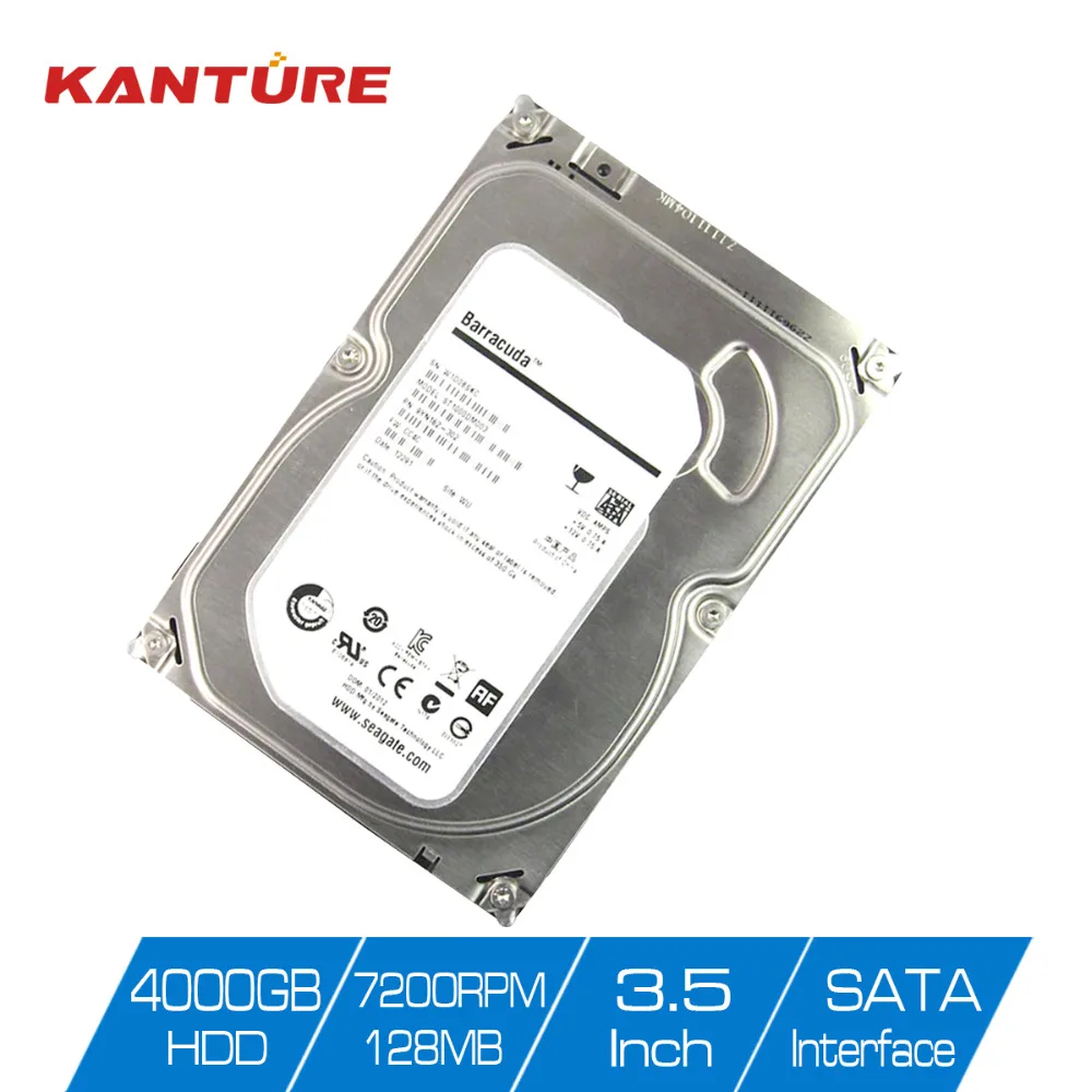 Видеонаблюдение жесткого диска SATA HDD 3,5 дюймов 4000 Гб 4 ТБ жесткий диск для видеонаблюдения Камера AHD DVR NVR безопасности Системы комплект и компьютерами ПК