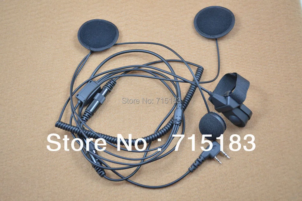 Бесплатная доставка гарнитура для мотоциклетного шлема Baofeng UV-B5 UV-B6 UV-5R UV-3R + Plus