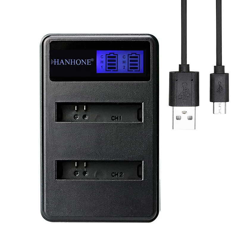 5PCS PG1050 SJ4000 PG900 Charger USB LCD Dual For SJCAM SJ5000 SJ8000 SJ6000 M10 EKEN 4K H8 H9 GIT-LB101 GIT BATTERY | Электроника