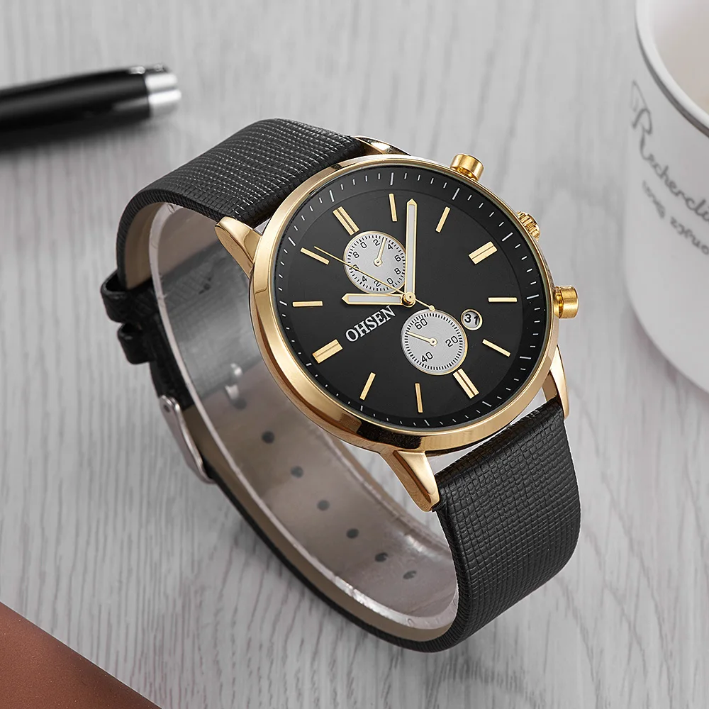 Montre Homme модный бренд OHSEN Мужские s 30 M водонепроницаемые спортивные часы мужские с