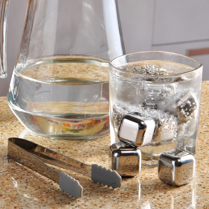 Распродажа 1 шт. горячие кубики льда для виски из нержавеющей стали