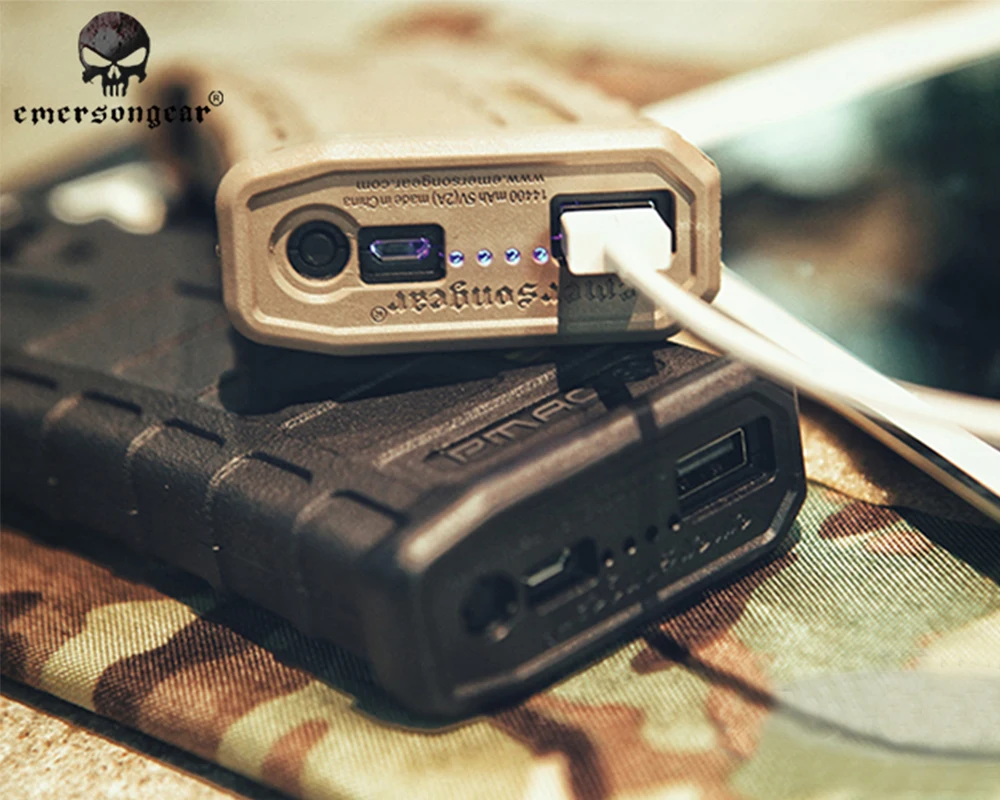Emerson gear Журнал Стиль Powerbank чехол Emerson без батареи Интеллектуальный портативный Поставщик Открытый Охота Туризм аварийное снаряжение