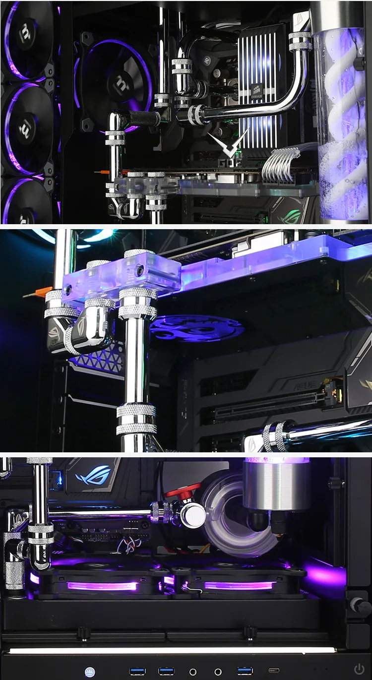 С корпусом для водяного охлаждения I9 7900X 32G роскошный компьютерный хост