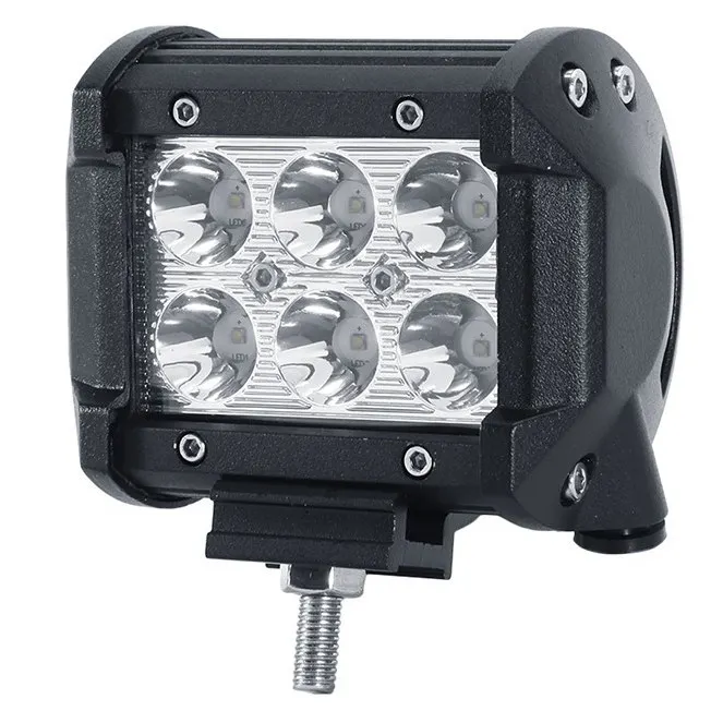 Бесплатная доставка Одна пара 18 Вт LED Work Light Bar Наводнение Spot луч Прожектора Offroad