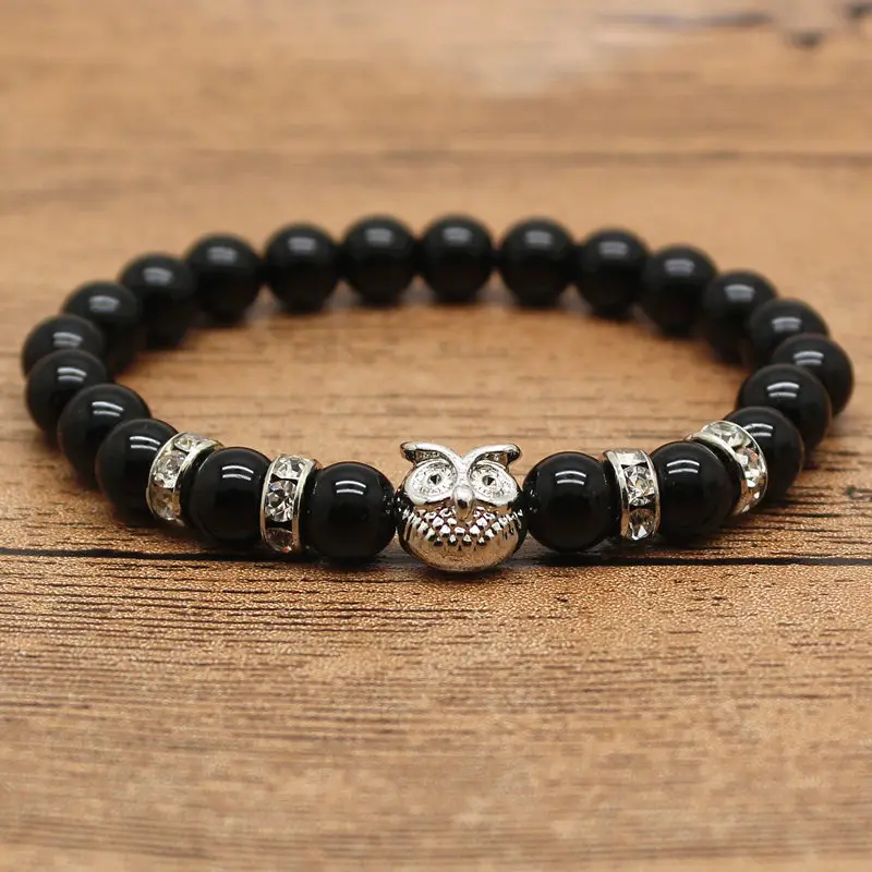 Горячая Распродажа 3 вида стилей черный камень бисер с блестящими стразами