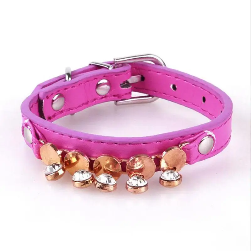 Новое поступление 2017 года животное воротники кожаный ошейник Поводки Собаки с