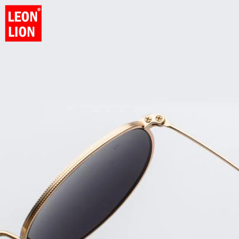 Солнечные очки LeonLion в винтажном стиле UV400 женские зеркальные аксессуары овальной