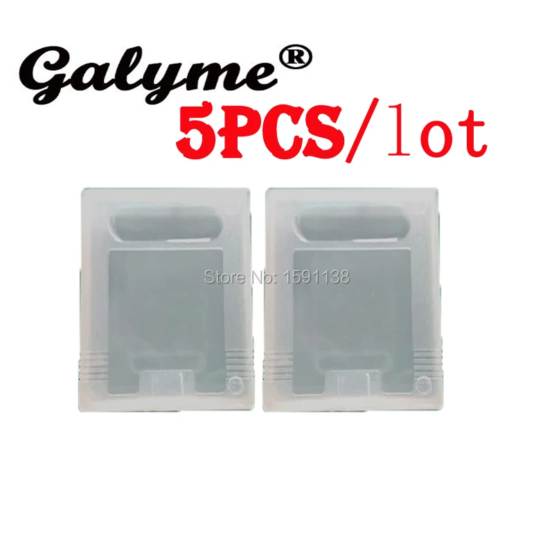 5 шт./лот лидер продаж прозрачный пластиковый чехол для игрового картриджа