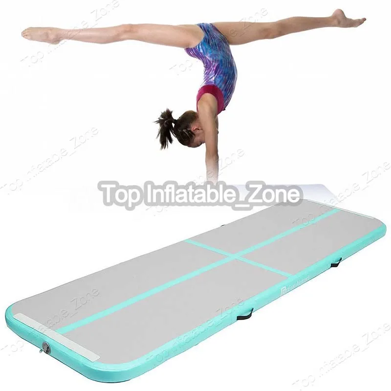 

Inflatable Gymnastics AirTrack Tumbling Air Track Floor Trampoline Electric Air Pump for Home Use/Training/Cheerleading/Beach